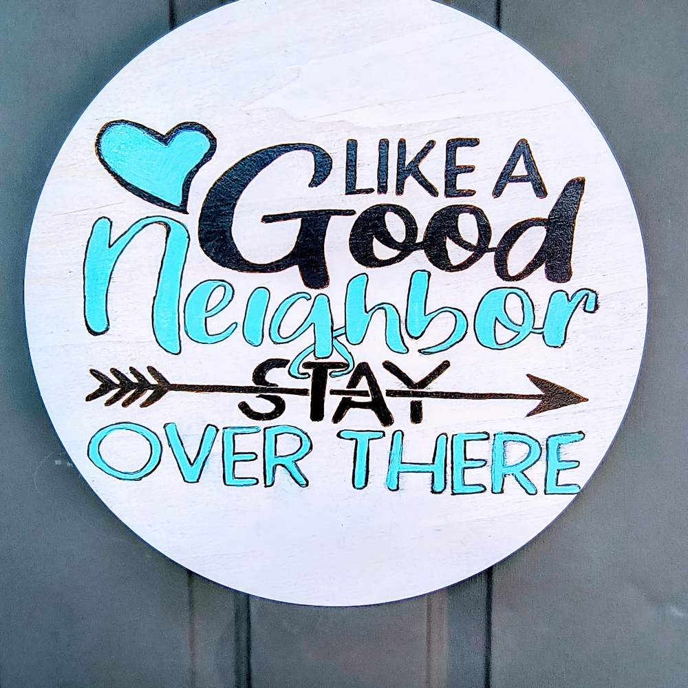 Charming Door Hanger with Heart and Arrow Design